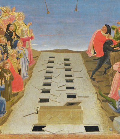 The Last Judgement, altarpiece from Santa Maria degli Angioli (detail) by Fra Angelico